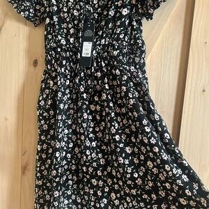 Fashion Nova Black and White Floral size M Dress